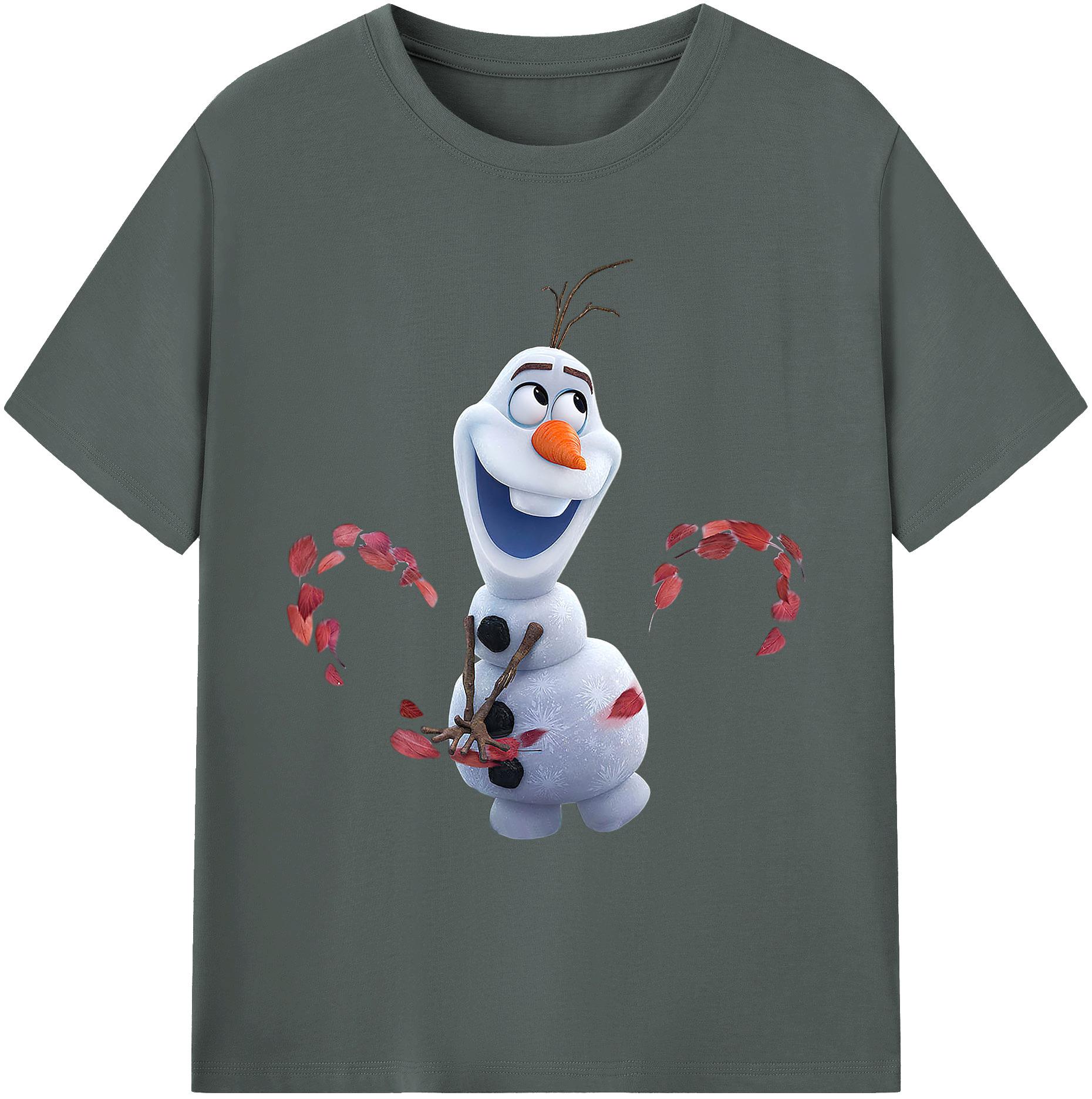 （画像用） アナと雪の女王 アンナ エルサ Frozen Anna Elsa 綿100％ メンズ半袖Tシャツ｜肌触りやわらか＆通気性